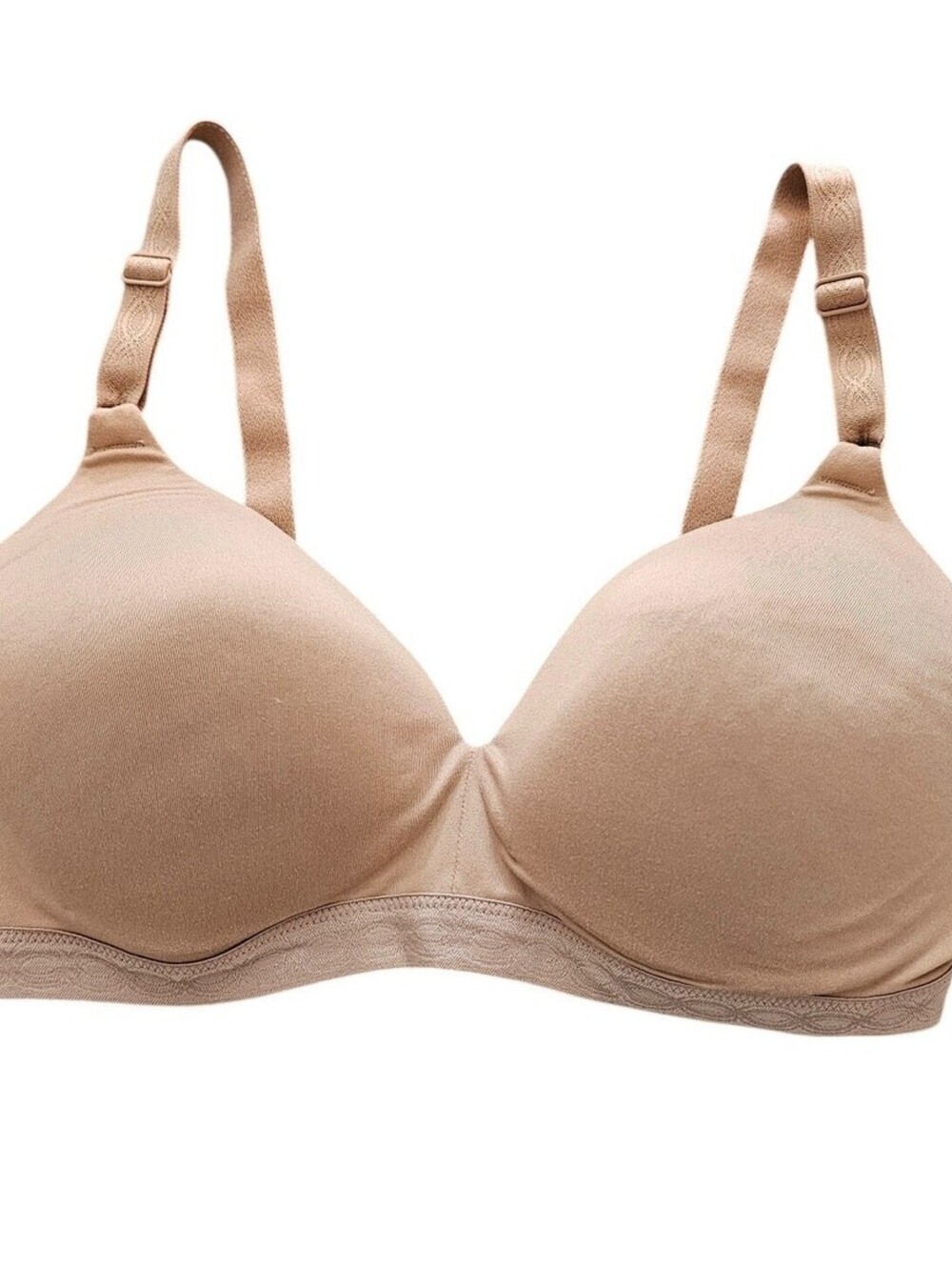 Warners Womens Sz 36D Classic T Shirt Bra Light Beige Tan